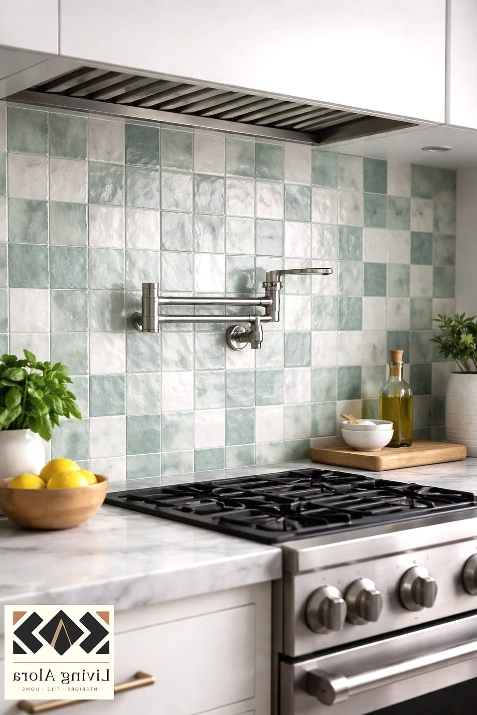 Zellige Tile in Soft Neutrals