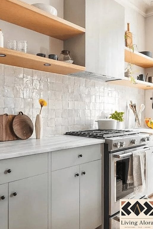 Zellige Tile in Warm White